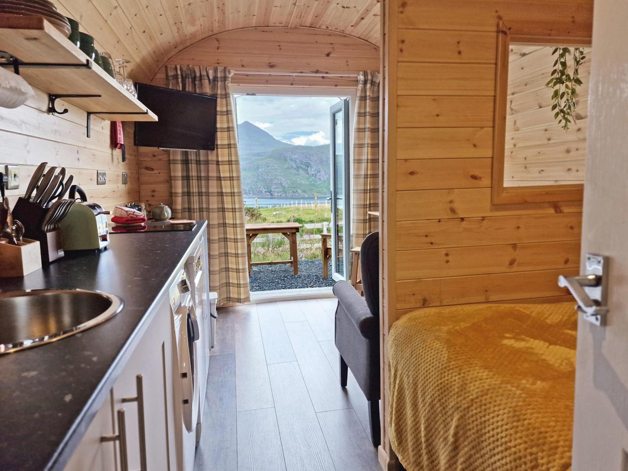 Ferienwohnung Gorse Gorgeous Glamping Hideaway Dundonnell Exterior foto